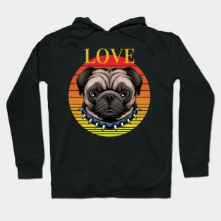 Love Pug Hoodie